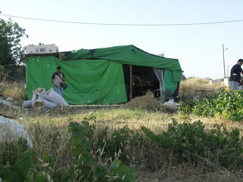 Supposed synagogue tent