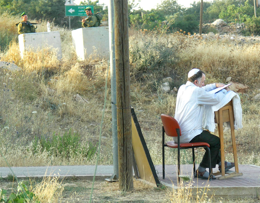 Prayer protected by military might