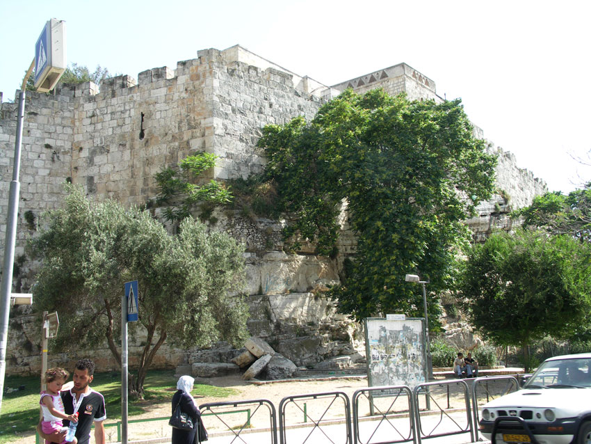 The wall of the Old City