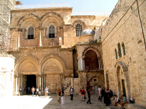 Main entrance to the church