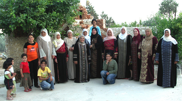 The women who make the embroidery 