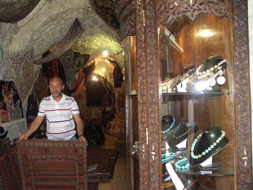 Rug and jewelry cave